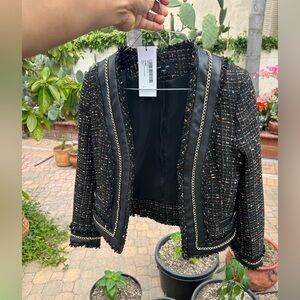 Metallic Fleck Tweed Trophy Jacket